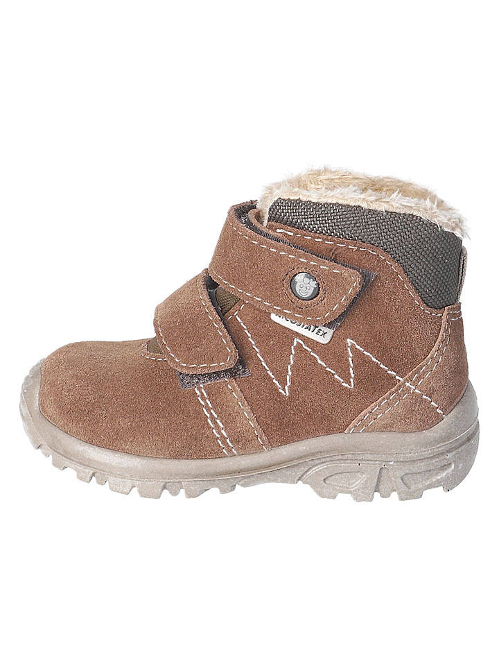 PEPINO Leder-Boots in Hellbraun - 23
