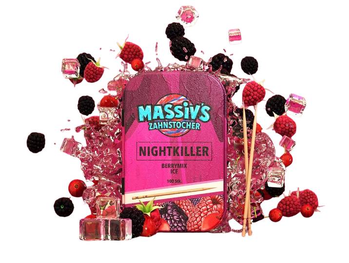 Massiv's Nightkiller Zahnstocher mit Geschmack Berrymix Ice