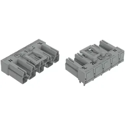Wago 770-855/011-000/064-000 Stecker für Leiterplatten,abgewinkelt,5-polig,grau 770855011000064000  - 50 Stück