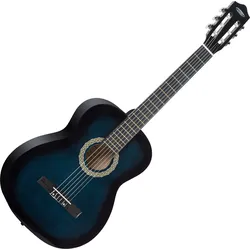 Classic Cantabile Acoustic Series AS-851-BUB 4/4 Klassikgitarre Blueburst
