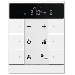 Busch-Jaeger Raumtemperaturregler, Thermostat, Weiss