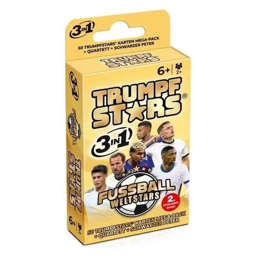 Gomazing Trumpfstars Fussball Weltstars Quartett 2026 (33744)