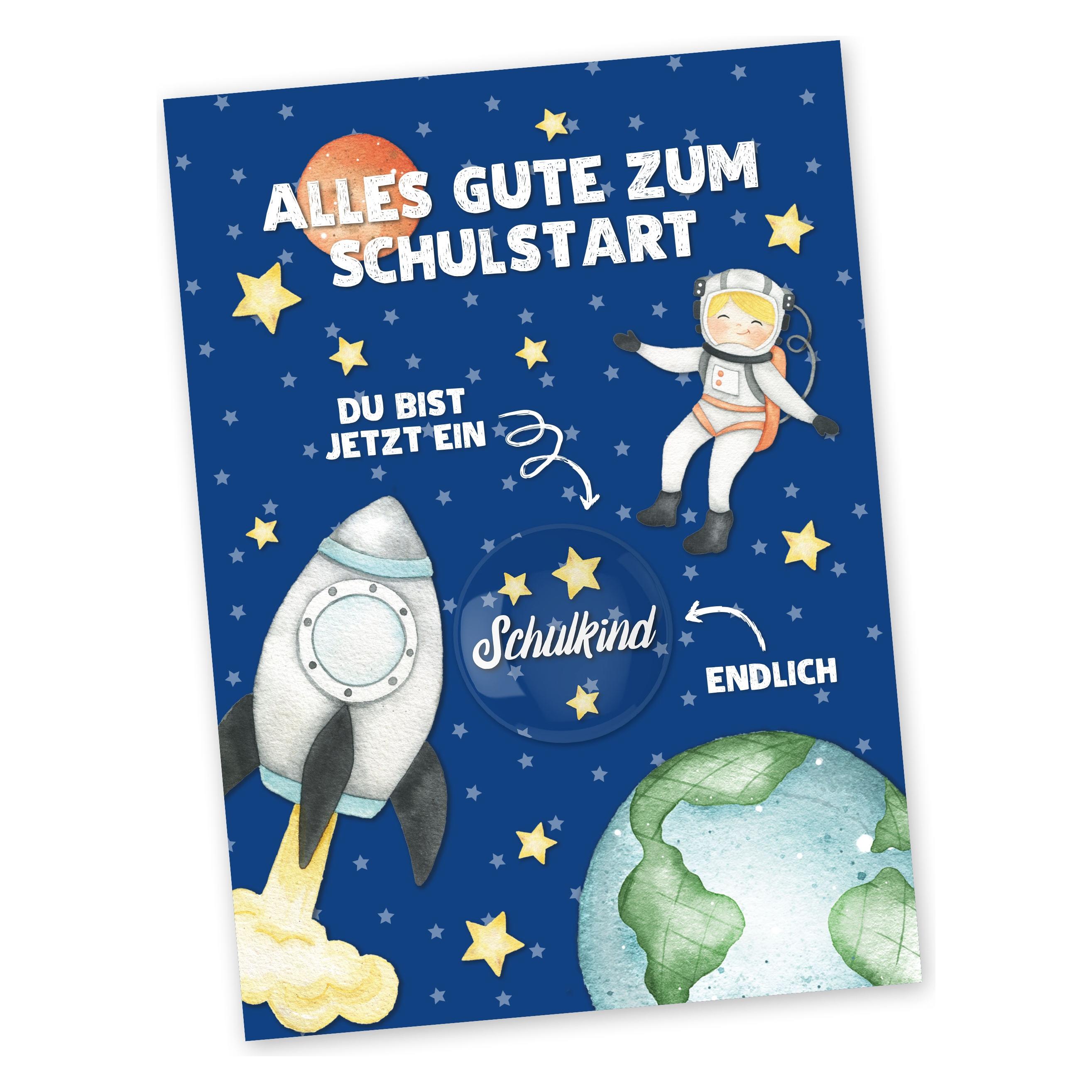 Papierdrachen Postkarte + einzelner Button - Set 2 (2 Stk.) (B004-004-002)