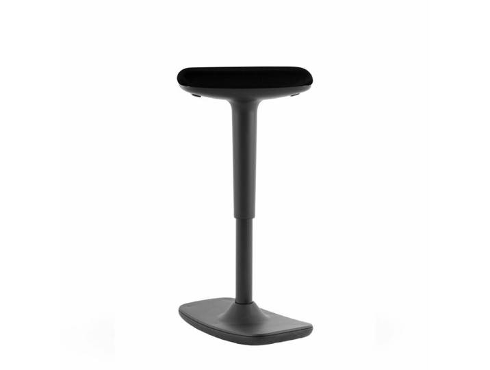 Nowy Styl Timmi Steh-/Sitzhocker - Kunststoff schwarz Drehfunktion, manuelle Sitzhöhenverstellung Modern