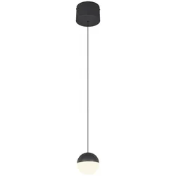 LED-Hängeleuchte Sestine Schwarz/Weiß max. 5 Watt