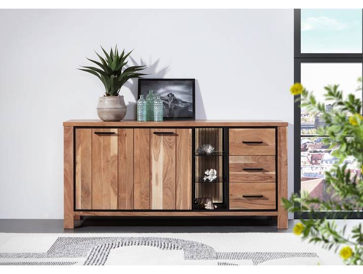 Sideboard - Breite 170 cm 170 x 80 x 44cm Braun