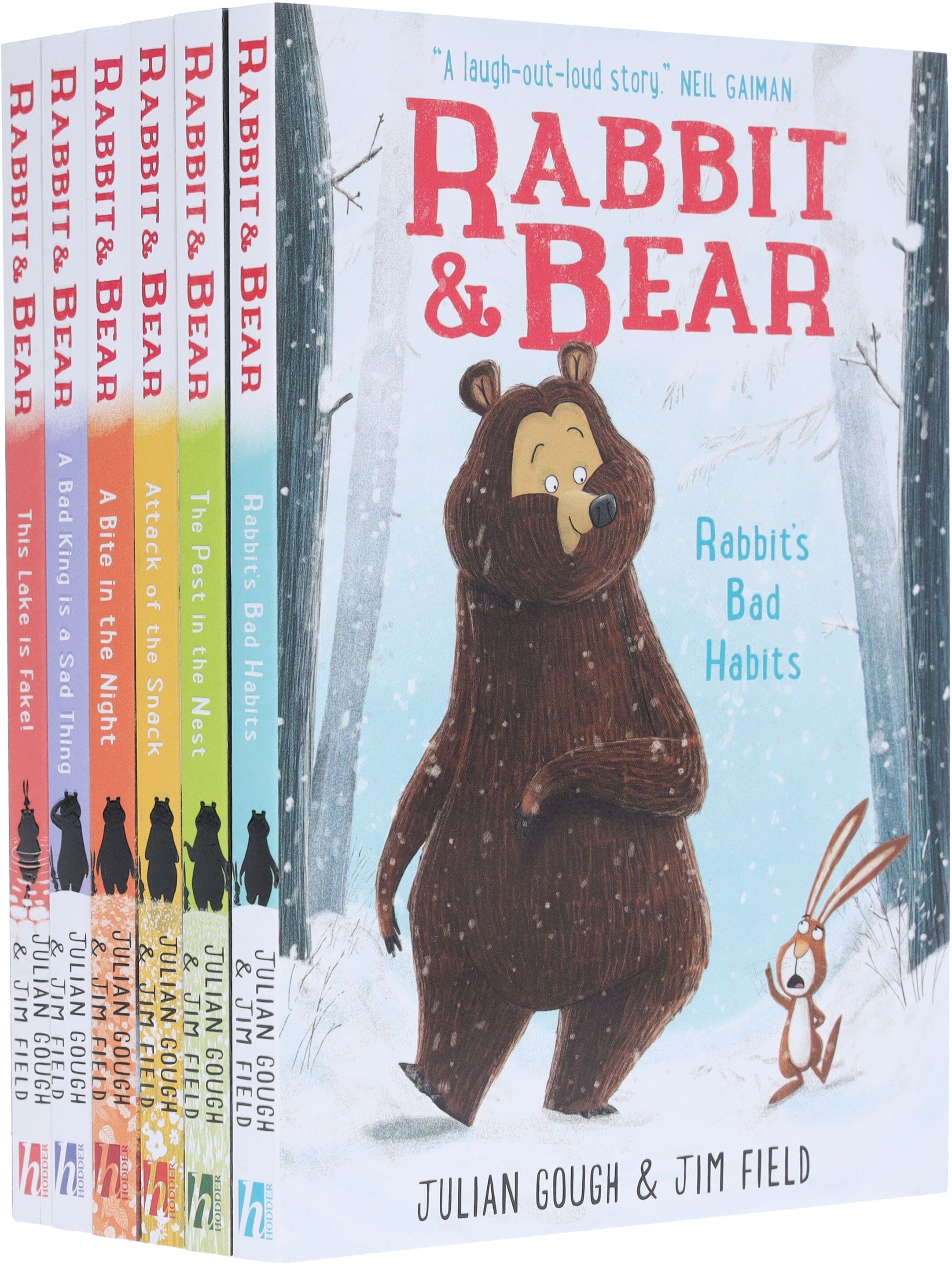Rabbit and Bear Series By Julian Gough & Jim Field 6 Books Collection Set - Ages 5-8 - Paperback Hachette