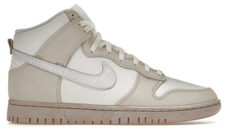 Nike Dunk High Retro PRM Cracked Leather Swoosh - EU 39