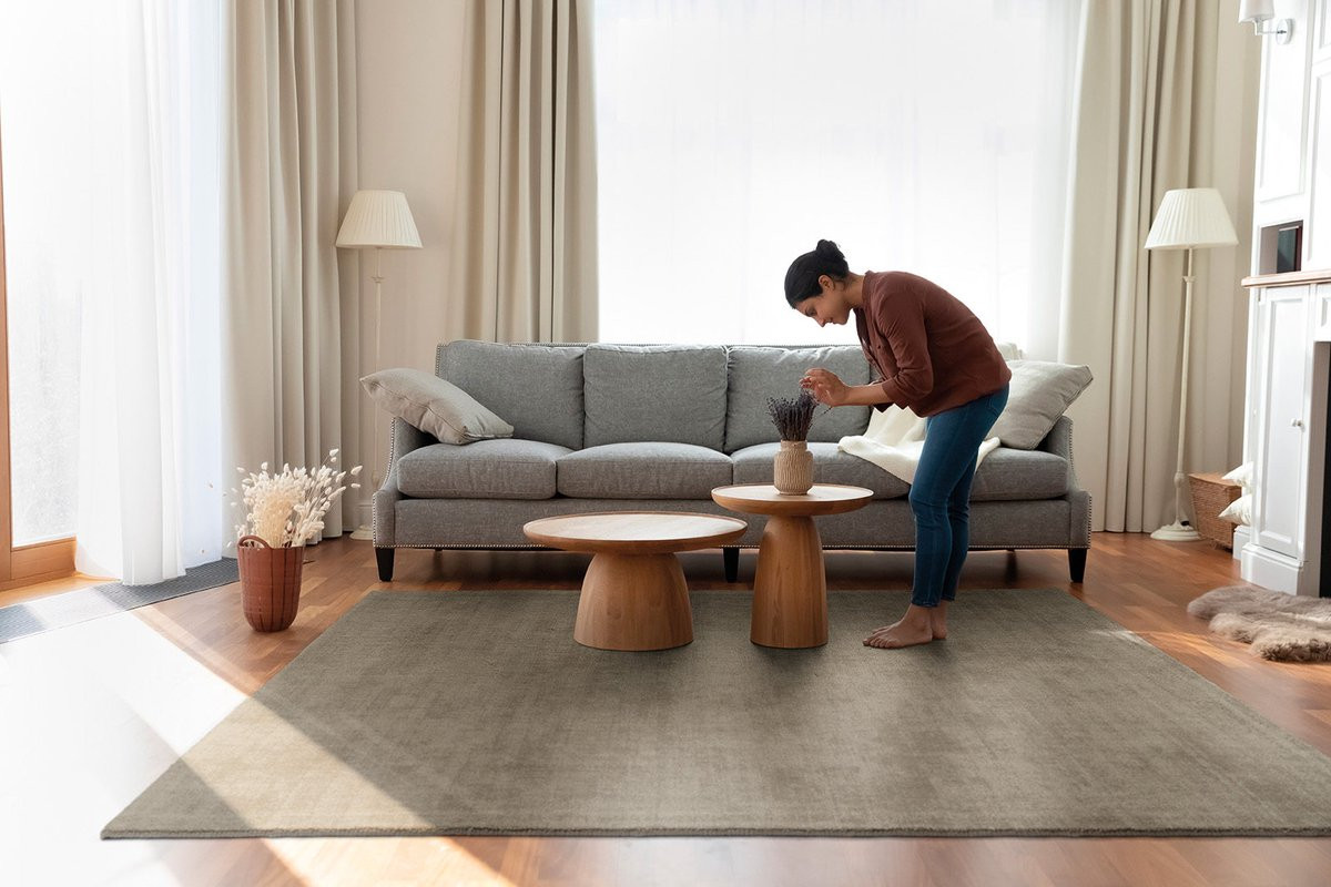 Acsento Corfu Sage Vloerkleed - Taupe - Rechthoekig - Nylon - 160 x 230 cm
