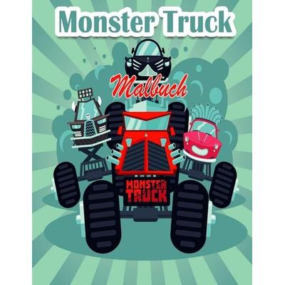 Monster Truck Malbuch für Kinder, Taschenbuch von Orange Press, Orange Small Press