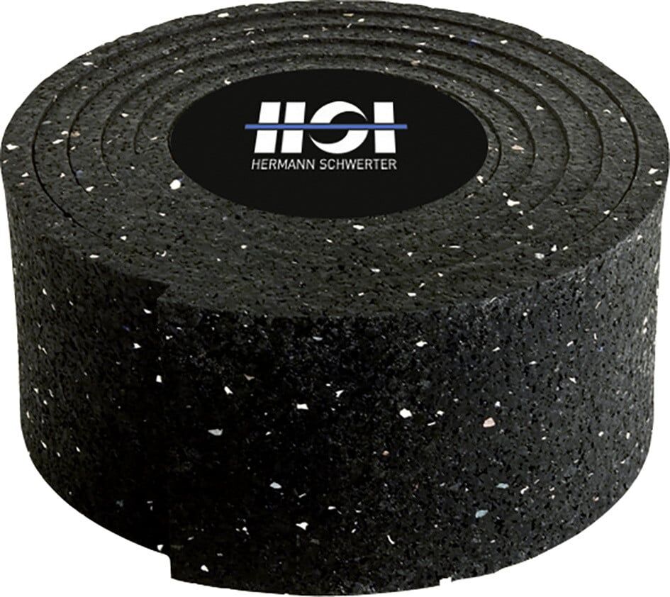 HSI Terra Unterlegpad auf Rolle für Terrasse 2,01 x 7 cm Naturkautschuk schwarz