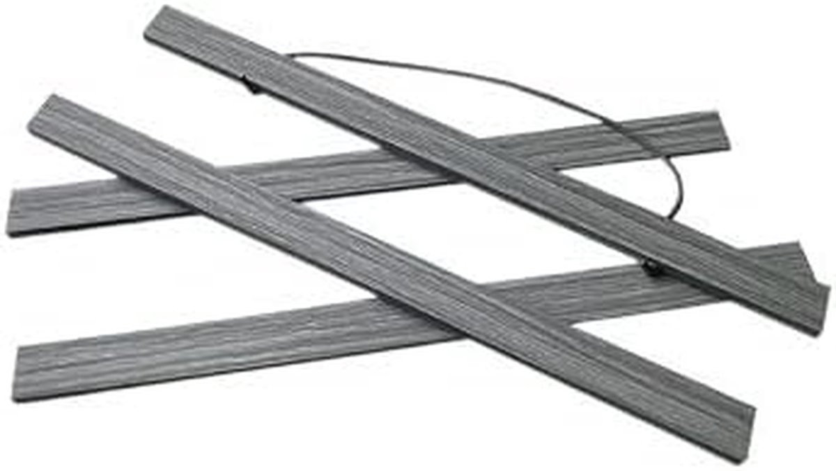 Poster Hanger Grijs Hout met Magnetische Sluiting - 50 cm
