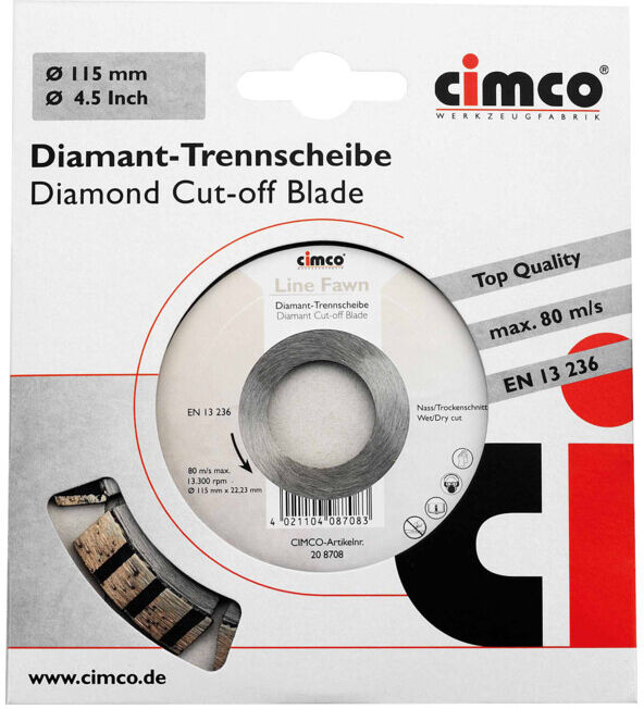 Cimco Disque diamanté Ø 230 mm 208716 (208716)