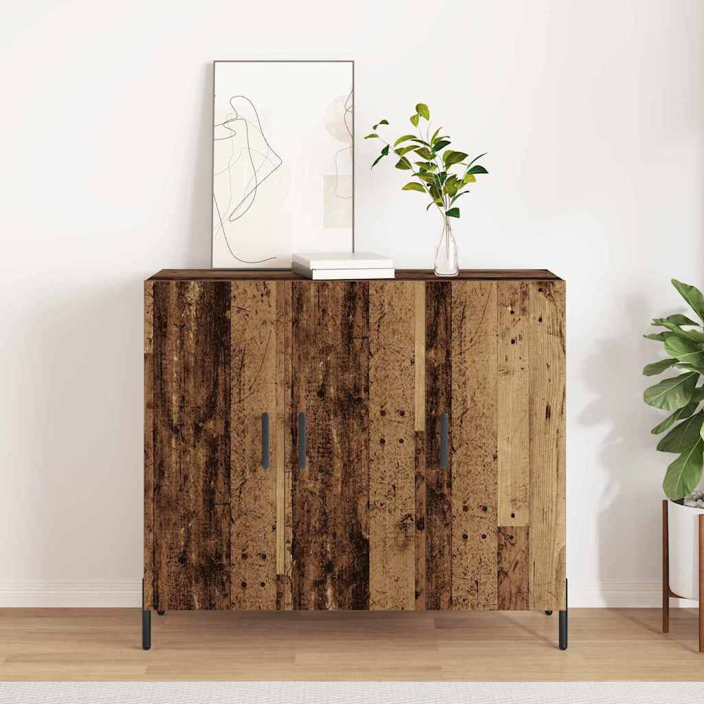 Lily Manor 90cm Sideboard Brown 80cm H X 90cm W X 34cm D