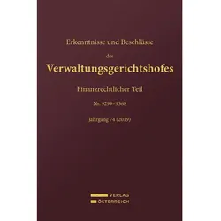 Erkenntnisse und Beschlüsse des Verwalt, Fachbücher von Josef Fuchs