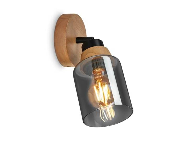 BRILONER - Leeslamp, binnenlamp, lamp, binnenwandlamp, draaibaar, woonkamerlamp, zwart
