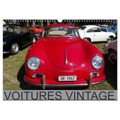 VOITURES VINTAGE (Calendrier mural 2027 DIN A3 vertical), CALVENDO calendrier mensuel