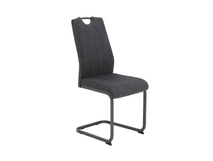 Schwingstuhl Britta 2er Set - anthrazit