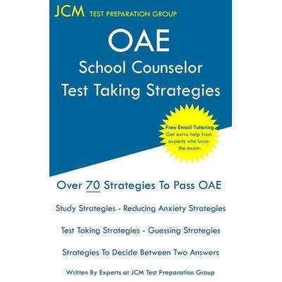 OAE School Counselor Test Taking Strategies, Taschenbuch von Jcm Test Preparation Group, JCM Test Preparation Group, 978-1-08-784800-6