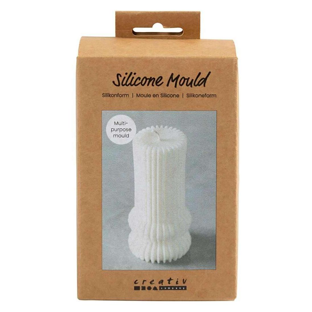 Creativ Company Silicone Mould - Ribbed Cylinder With Arches (371198) (371198)
