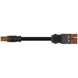 Wago 774-9973/1516-305 konfektionierte Übergangsleitung,Eca,Buchse/Stecker MIDI,braun 77499731516305