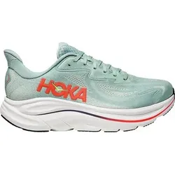 HOKA Herren Laufschuhe CLIFTON 10 weit, Größe 42 in Silber Silber