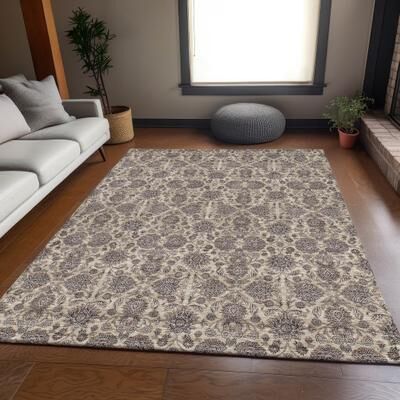 Addison Rugs Premium Washable Super Soft Floral Borderless Mayfield Rug