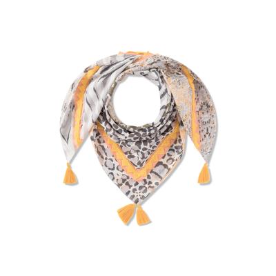 Modetuch CODELLO "Codello Tuch", Damen, grau, Obermaterial: 100% Baumwolle CO., Modetücher, Bio-Baumwolle