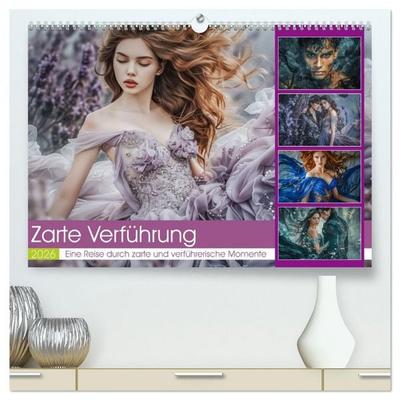Zarte Verführung (hochwertiger Premium Wandkalender 2026 DIN A2 quer), Kunstdruck in Hochglanz