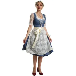 tectake® Midi-Dirndl Kleinwalsertal Modell 2