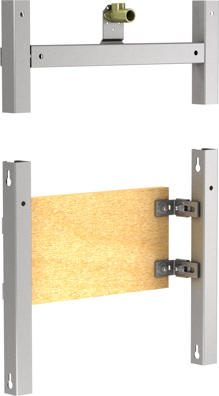 Mepa Support Mepa 547004 pour montage encastré pour receveur de douche