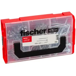 Fischer Dübelsortiment L-BOXX mini Dübelschrauben (210 Teile) - 553347