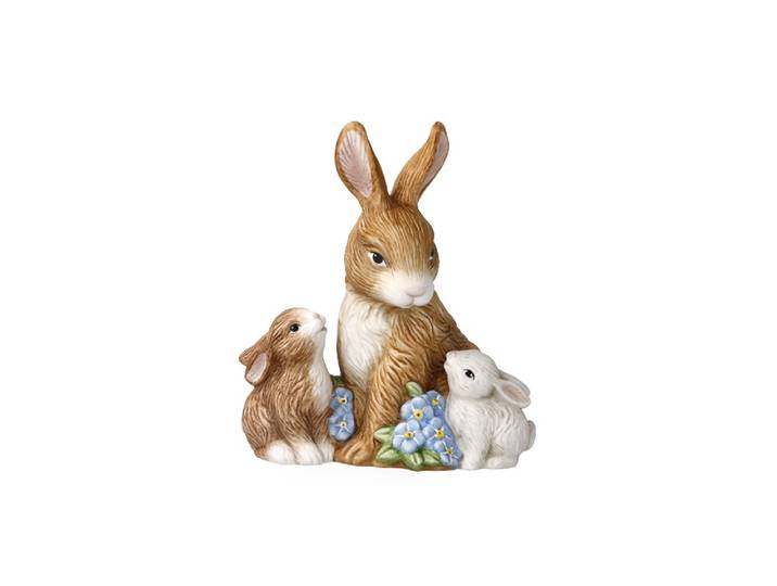 Osterhase GOEBEL Jahreshase 2026 , braun (bunt), B:8,5cm H:13cm T:12cm, Biskuitporzellan, Dekofiguren, Osterhase, Limitiert auf 3000 Stück, mit Zertifikat