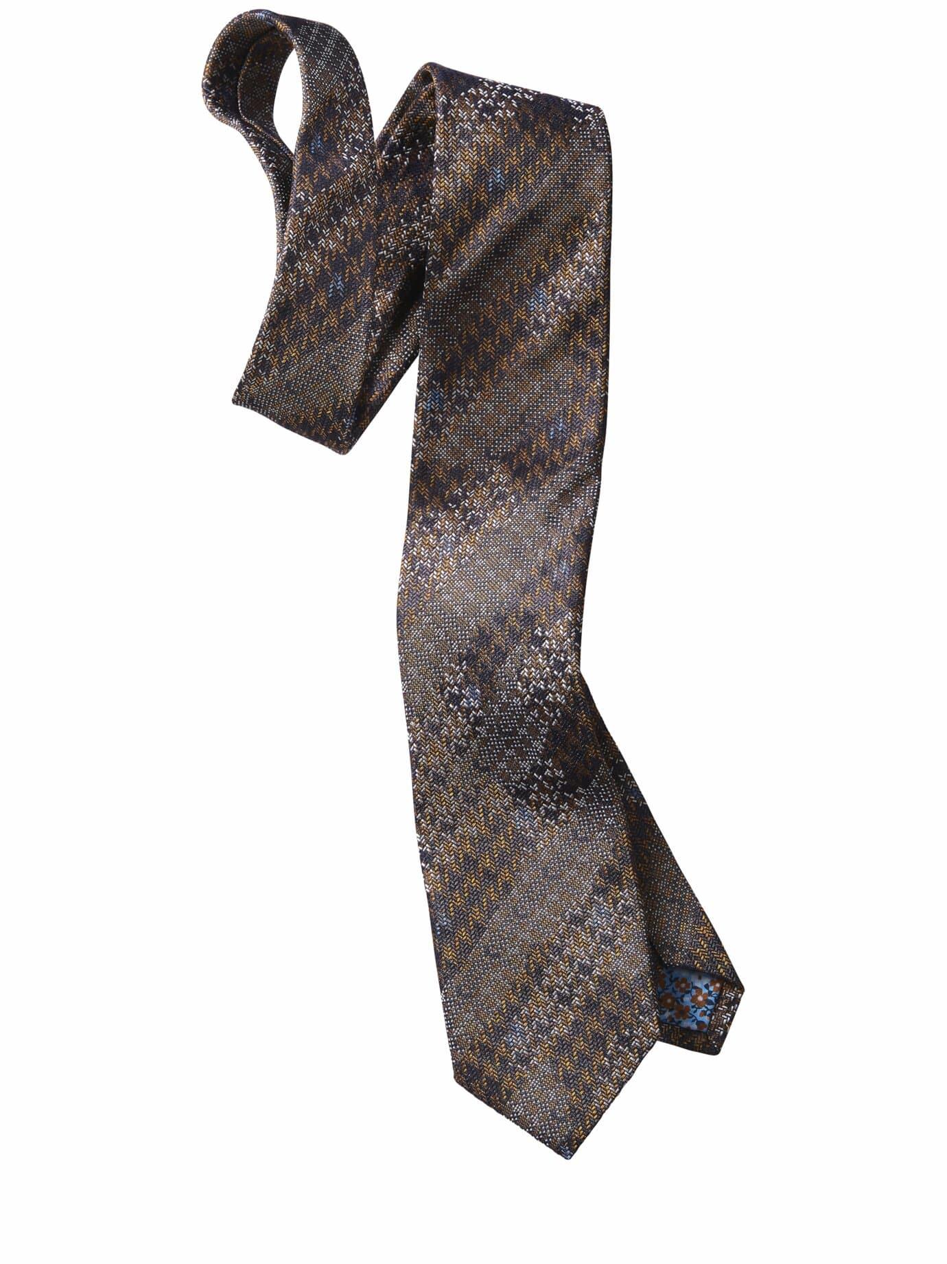 Mey & Edlich Herren Heritage-Krawatte Braun 100 % Seide