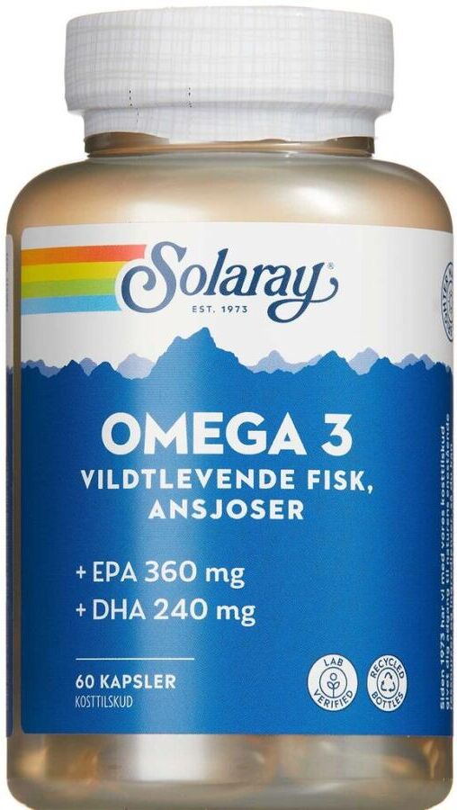 Solaray Omega 3 Kosttilskud 60 stk