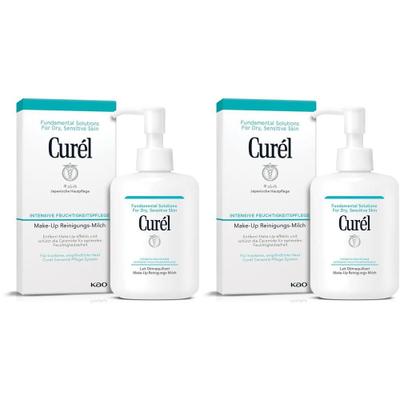 Curel Make-Up Reinigungs-Milch 2x 2x200 ml Milch