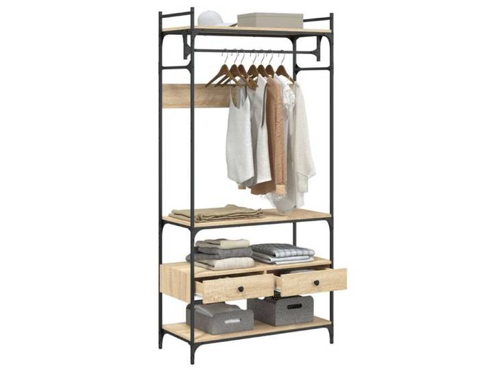 CHIC Armoire à Tiroirs Chêne Sonoma 89 x 39 x 184 5 cm avec charge maximale 20 kg &eiz11f