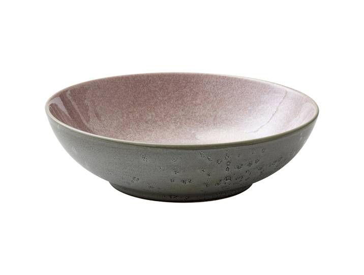 Salatschüssel - Farbe: rosa - Material: Steinzeug - 940