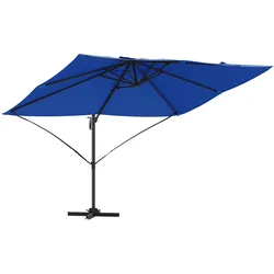 vidaXL Azurblauer Cantilever-Sonnenschirm Azurblau