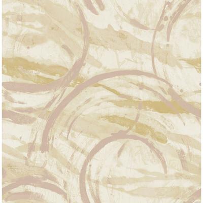 Seabrook Designs Dixon Abstract Unpasted Wallpaper
