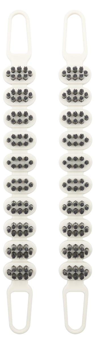 Dripio 2-delige set flexibele schuurborstels voor keuken en badkamer, 26,5 cm