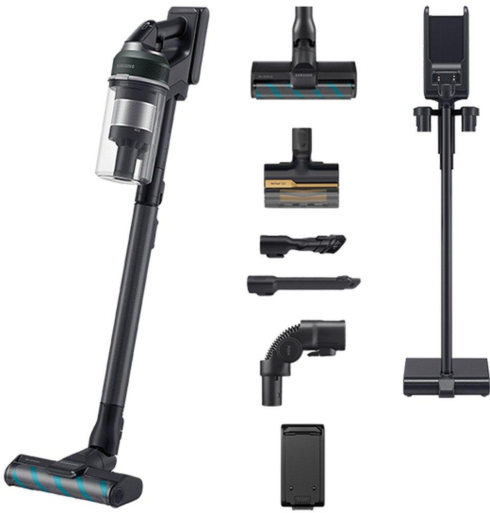 Samsung VS20C954CTN, 2-in-1-Stabstaubsauger, Beutellos, Schwarz, Chrom, Grün, Rechteckig, Trocken, Multizyklonisch