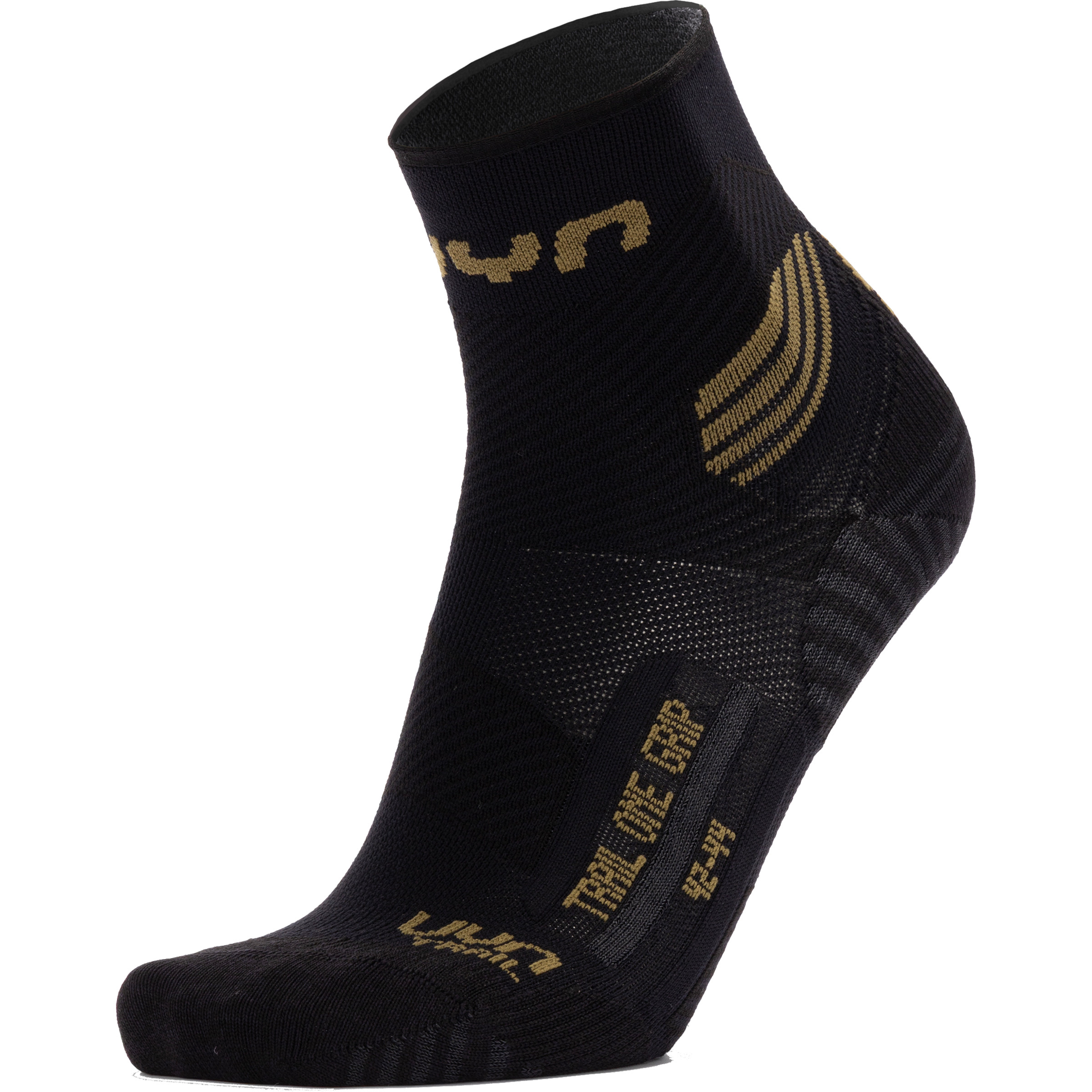 Uyn Run Trail One Grip Herren Laufsocken schwarz Größe 39 Trailrunning | Laufen Hautfreundlich