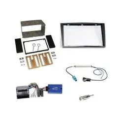 Opel Astra Antara Corsa Zafira ab 2004 2-DIN Radioblende Einbauset +Lenkradad...