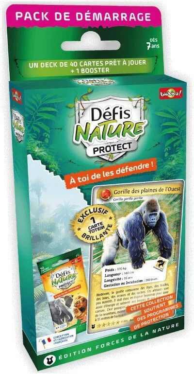 Bioviva Editions Pack de démarrage Défis Nature Protect - Gorille
