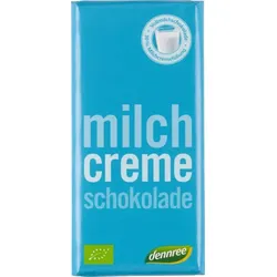dennree Vollmilchschokolade mit Milchcremefüllung bio