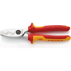 Knipex, Bolzenschneider + Seitenschneider, Kabelschere (200 mm)