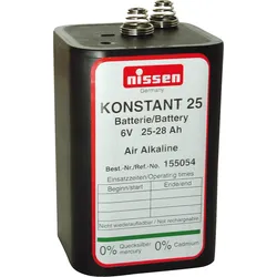 NISSEN 155054 - Blockbatterie Nissen KONSTANT 25, 6 V, 28 Ah