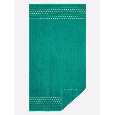 Handtuch WÄSCHEPUR Gr. 2, grün (smaragd), B:70cm L:140cm, 100% Baumwolle, Handtücher