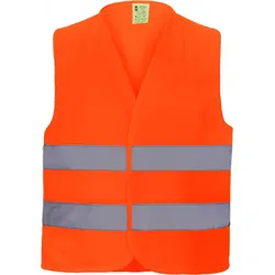 High Visibility Warnweste Orange S
